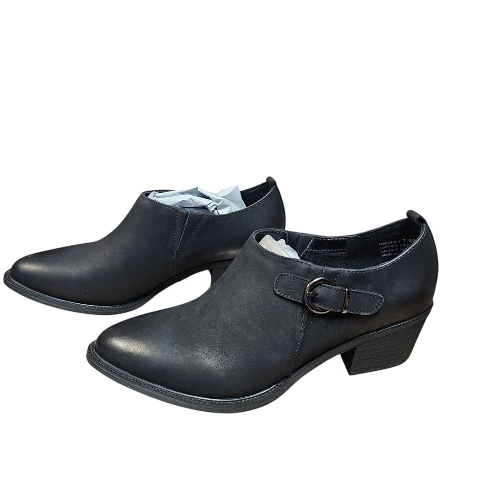 David Tate Black Ankle Booties
